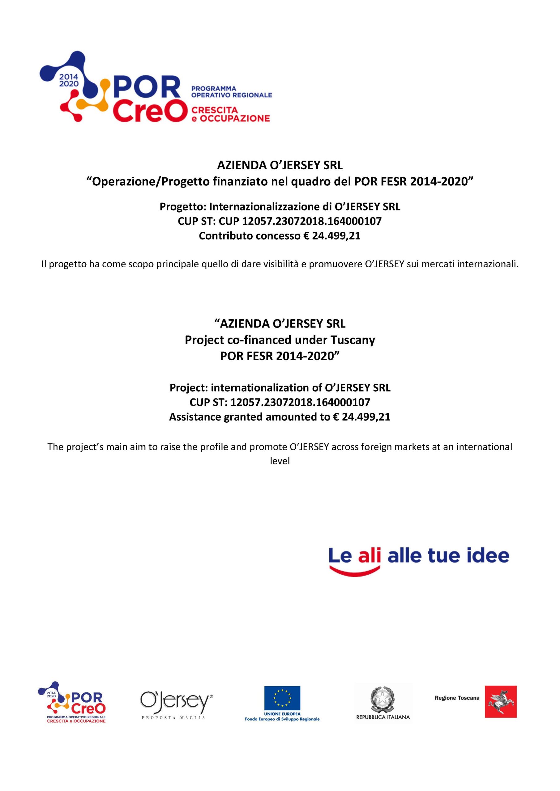 Progetto Internazionalizzazione